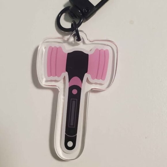 Blackpink K-pop Merch Fan-made Set (lanyard, wrist strap, keychains, photocard) - Picture 4 of 4